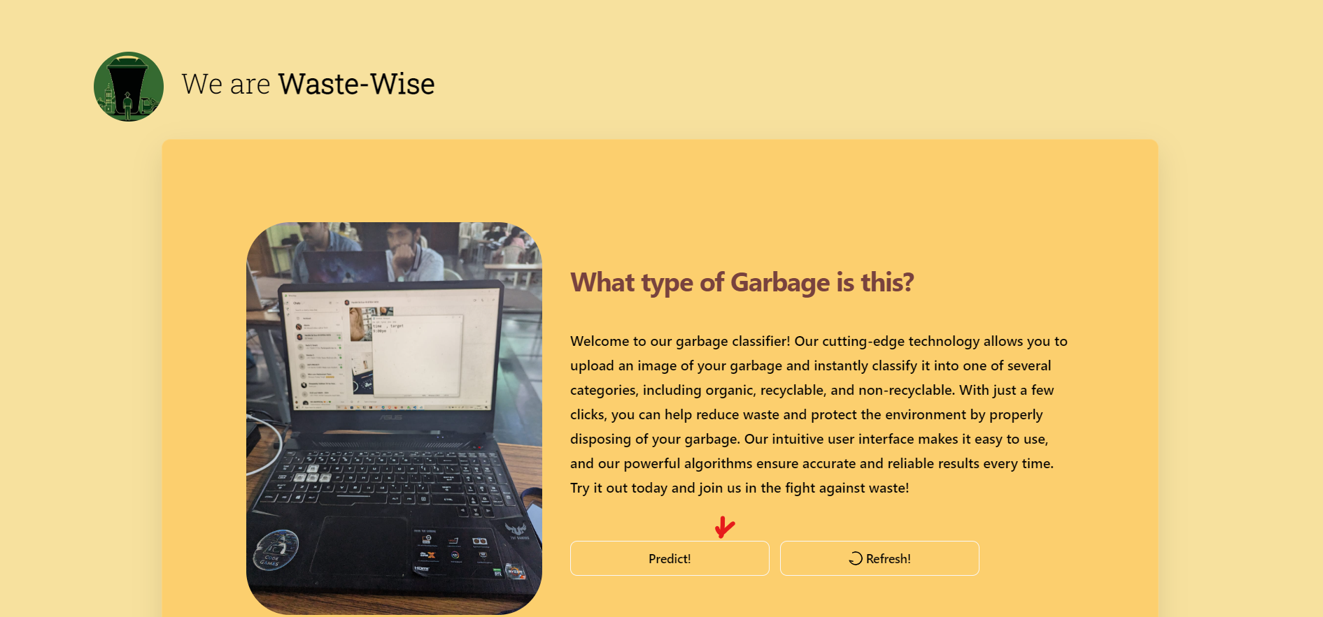 GitHub - HarshitMishraGit/Wastewise-Waste-Classification-app