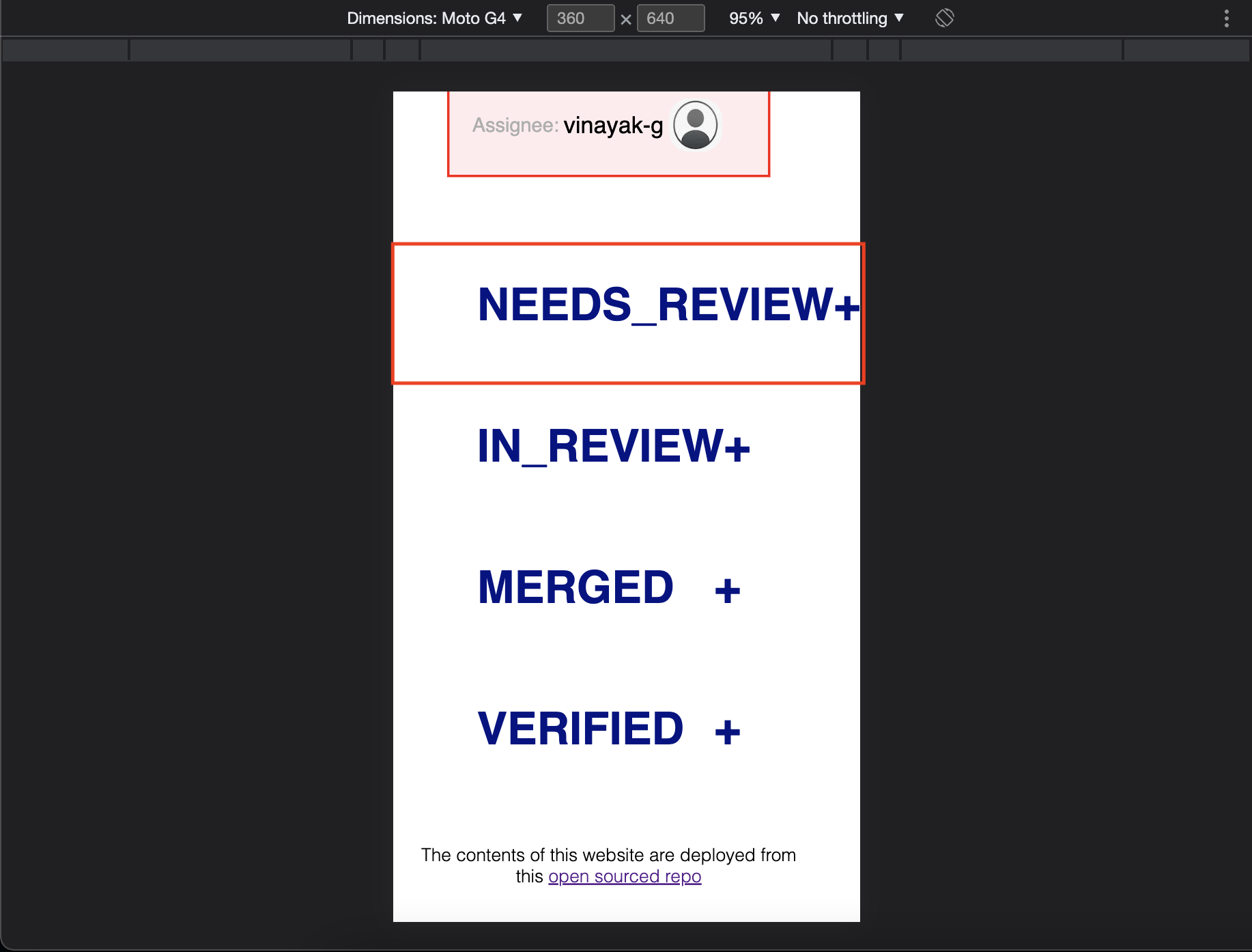 Alignment issue in mobile width · Issue #370 · Real-Dev-Squad/website ...