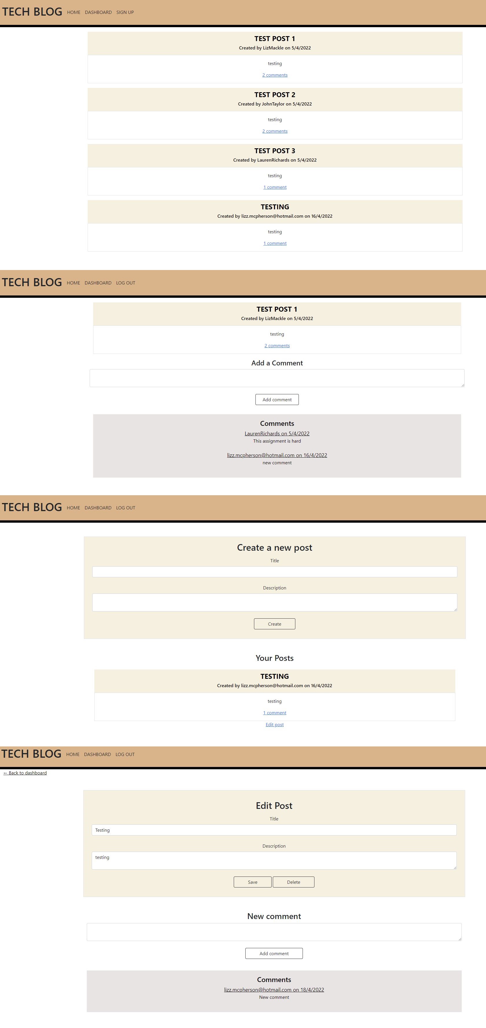 GitHub - LizMackle/Tech_Blog: A CMS-style blog site similar to a ...