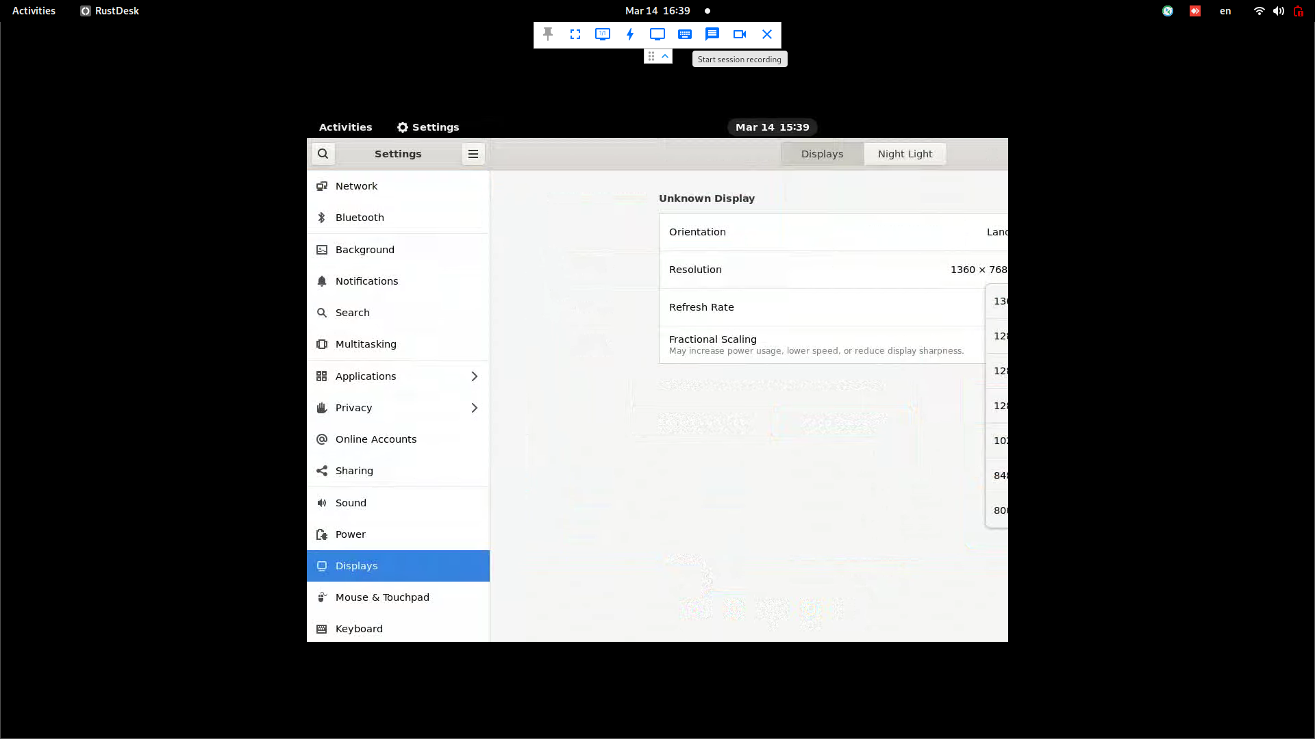Screen flickers. Screen resolution. Wayland detected when only X is ...