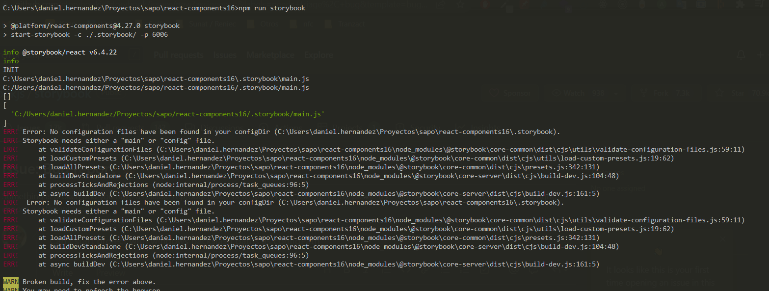 Can't start project with windows backslash paths as configPath · Issue ...
