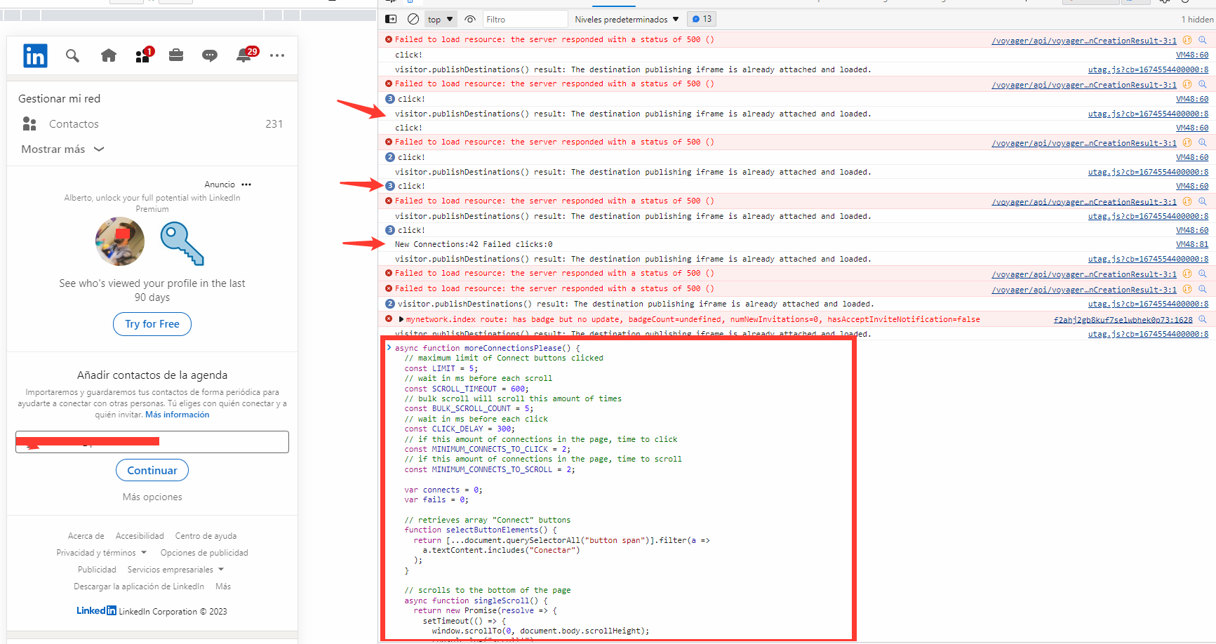 GitHub - jarvarbin/Linkedin-Connection-Booster: Script Linkedin ...