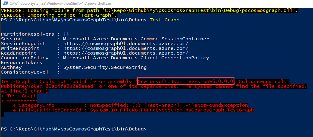 Powershell 5 support for Graph API · Issue #390 · Azure/azure-cosmos ...