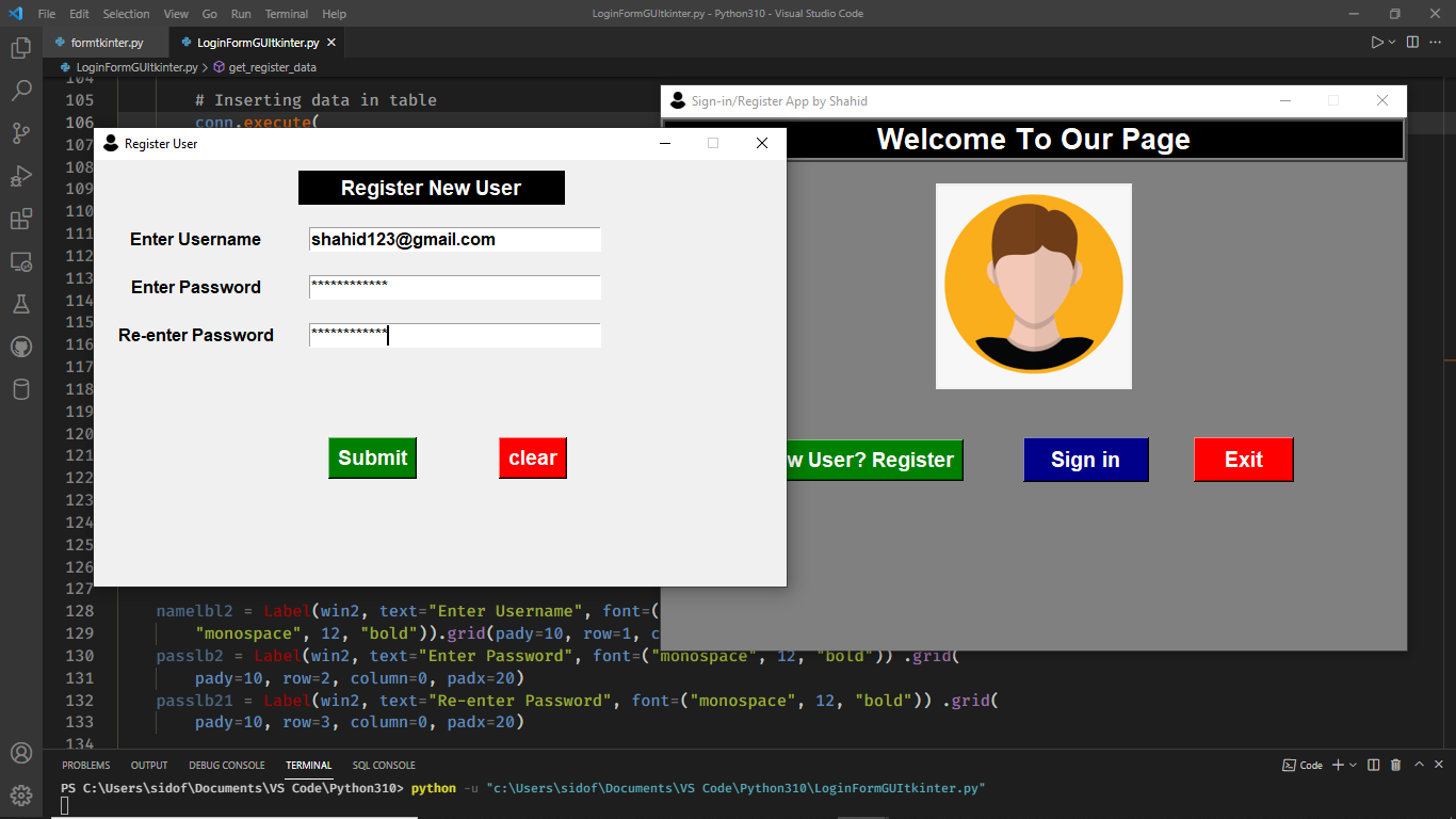 GitHub - SidDev14/LoginFormGUIRepo