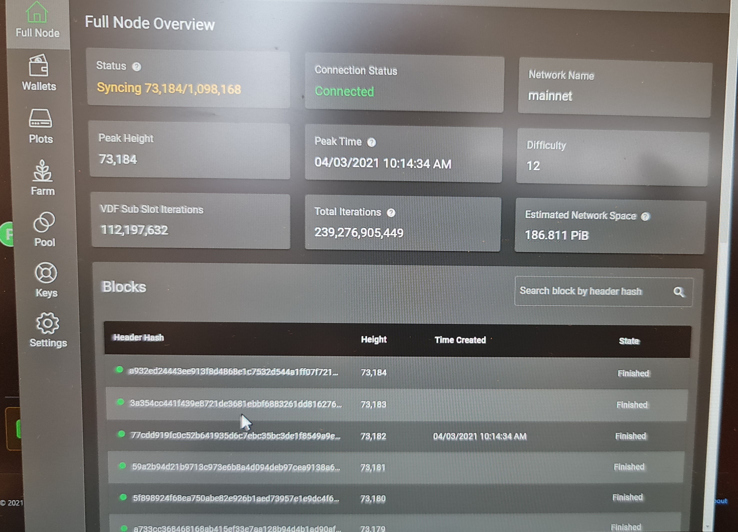 [BUG]Chia Blockchain 1.2.10 not connected · Issue #9091 · Chia-Network ...