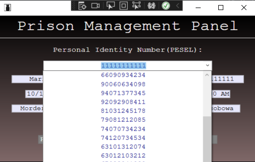 GitHub - JacobD2001/Prison-Operation-System: Desktop application built ...