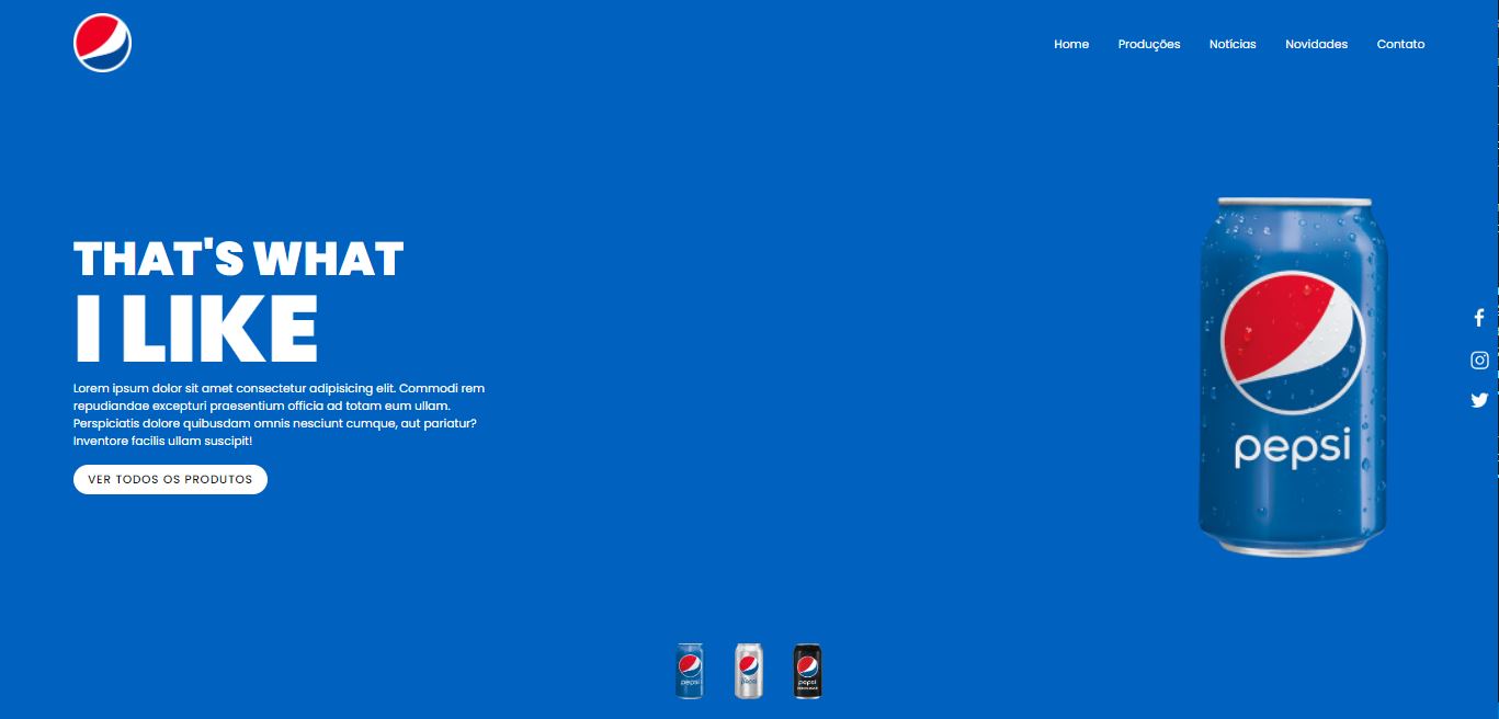 GitHub ArthurDalla21/LandingPagePepsiResponsiva