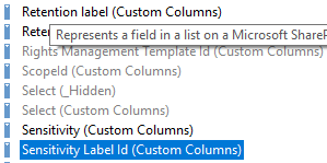 Unable to Set-PnPListItem for setting the "Sensitivity" column value ...