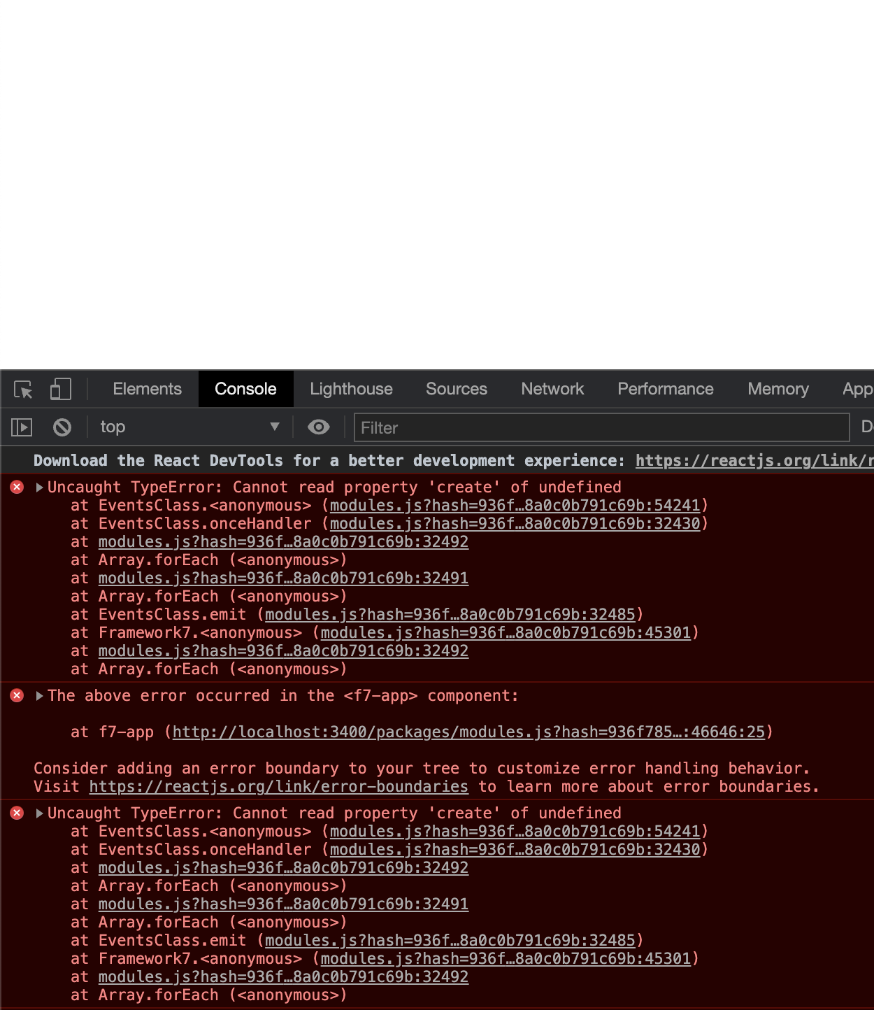 React/Meteor: JS Errors when using Popup, Panel · Issue #3836 ...