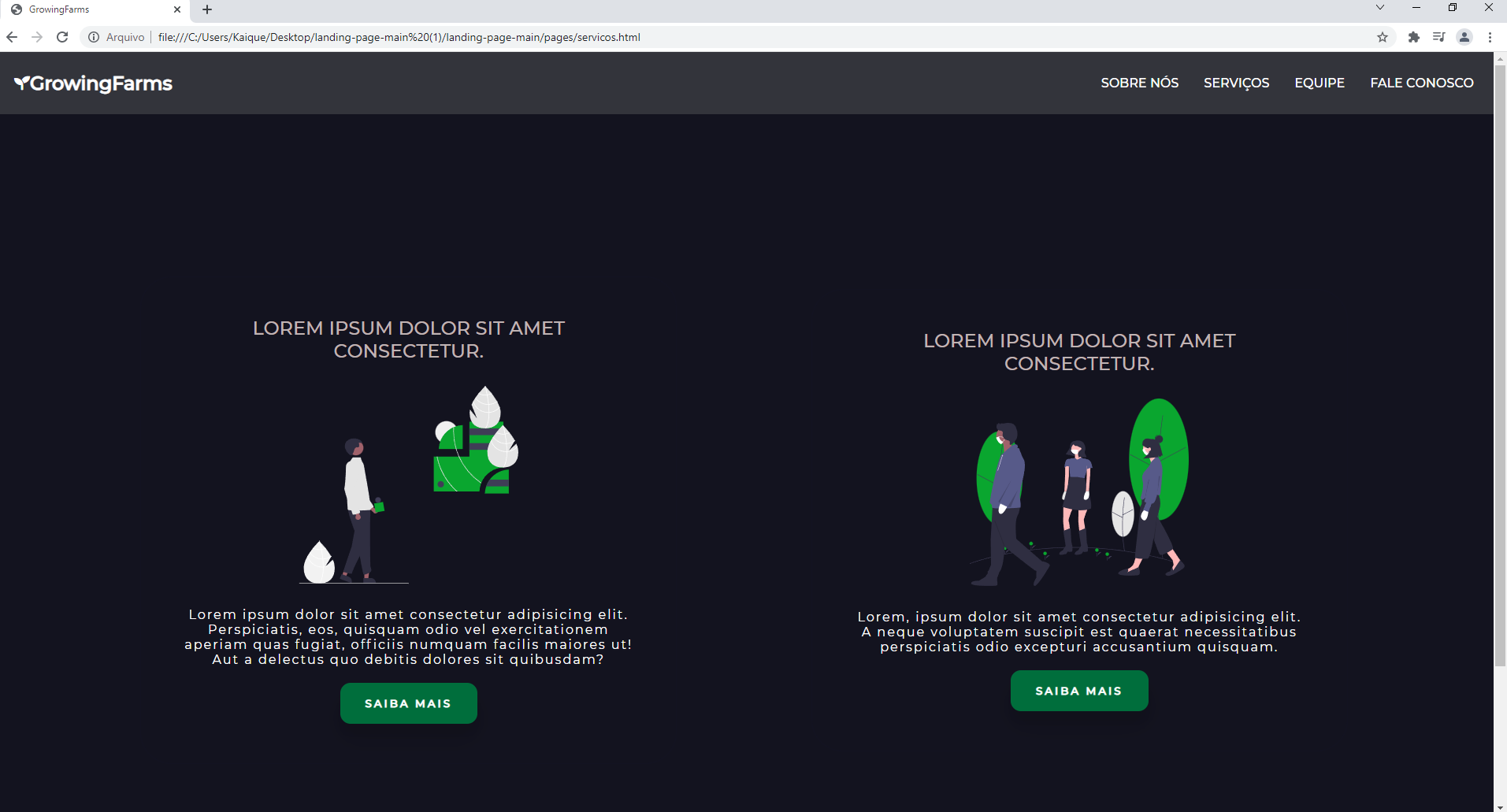 GitHub - kaiqoliveira/landing-page: Landing page com HTML, CSS e ...