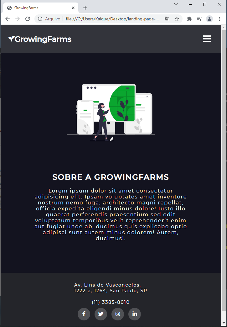 GitHub - kaiqoliveira/landing-page: Landing page com HTML, CSS e ...