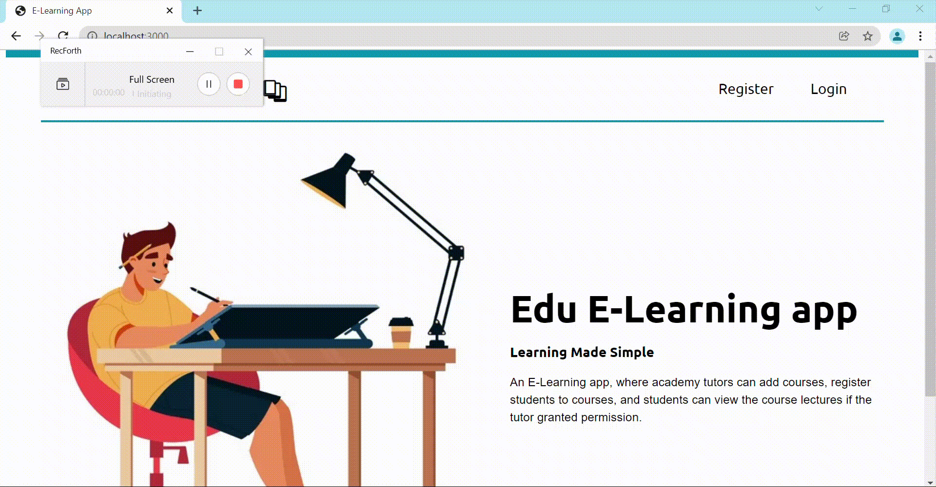 Learn Login GitHub - sriramanamaiya/EDU-E-LEARNING-APP: An E-Learning app, where ...