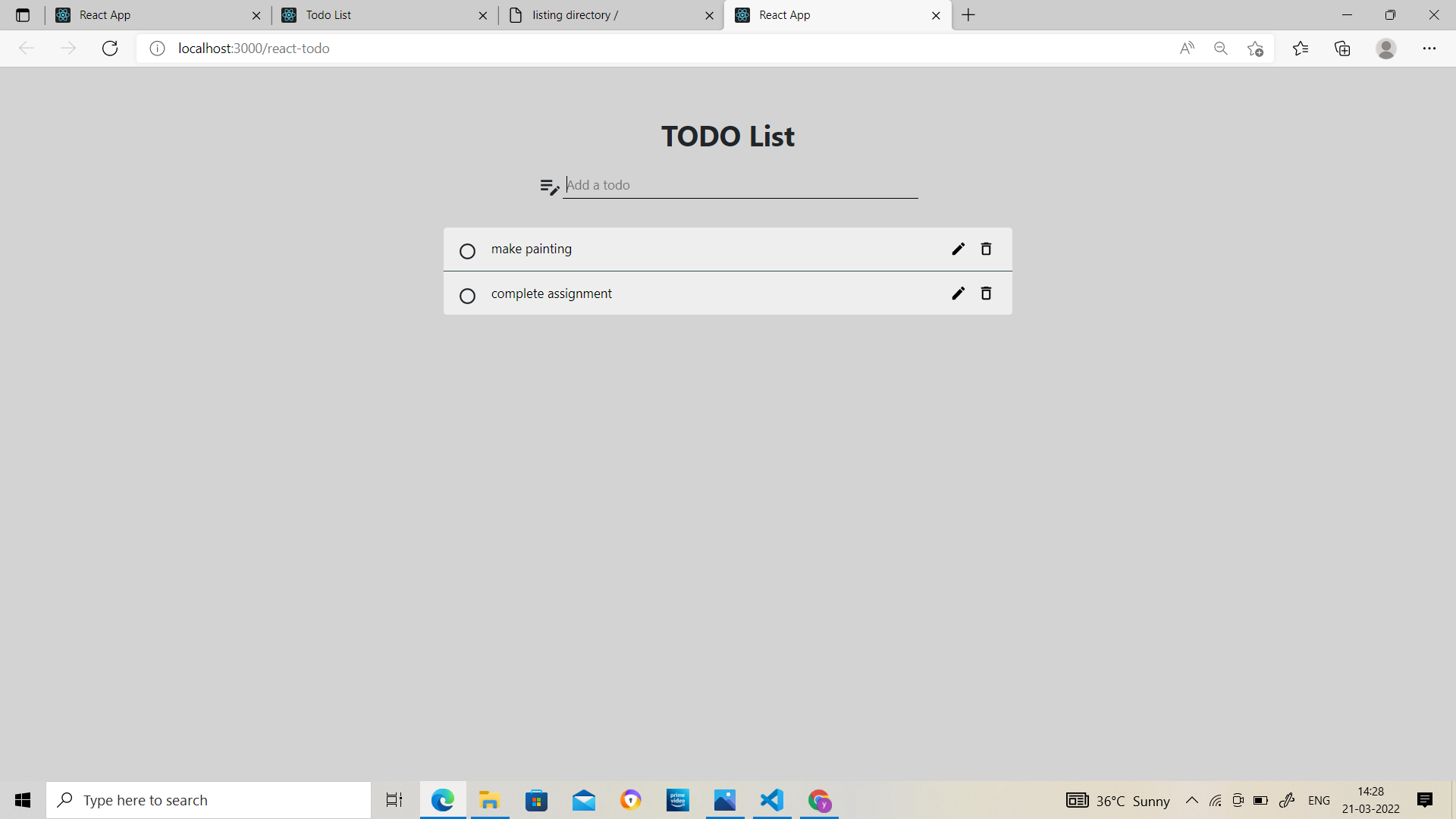 GitHub - manasayajamanyam/todolist