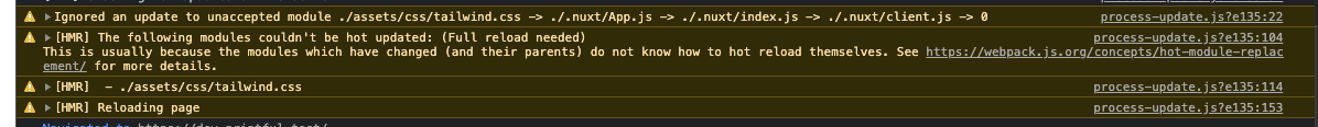 Hot reloading does not work for HTML templates · Issue #357 · nuxt ...