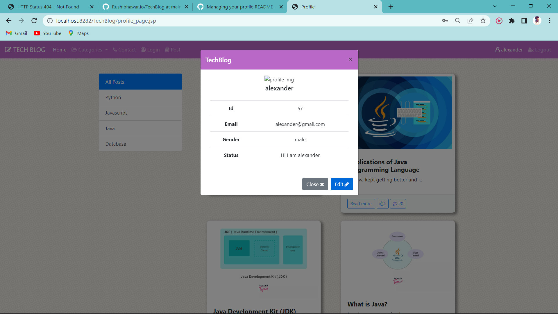 GitHub - Rushibhawar/Rushibhawar.io: A java based tech blog web ...