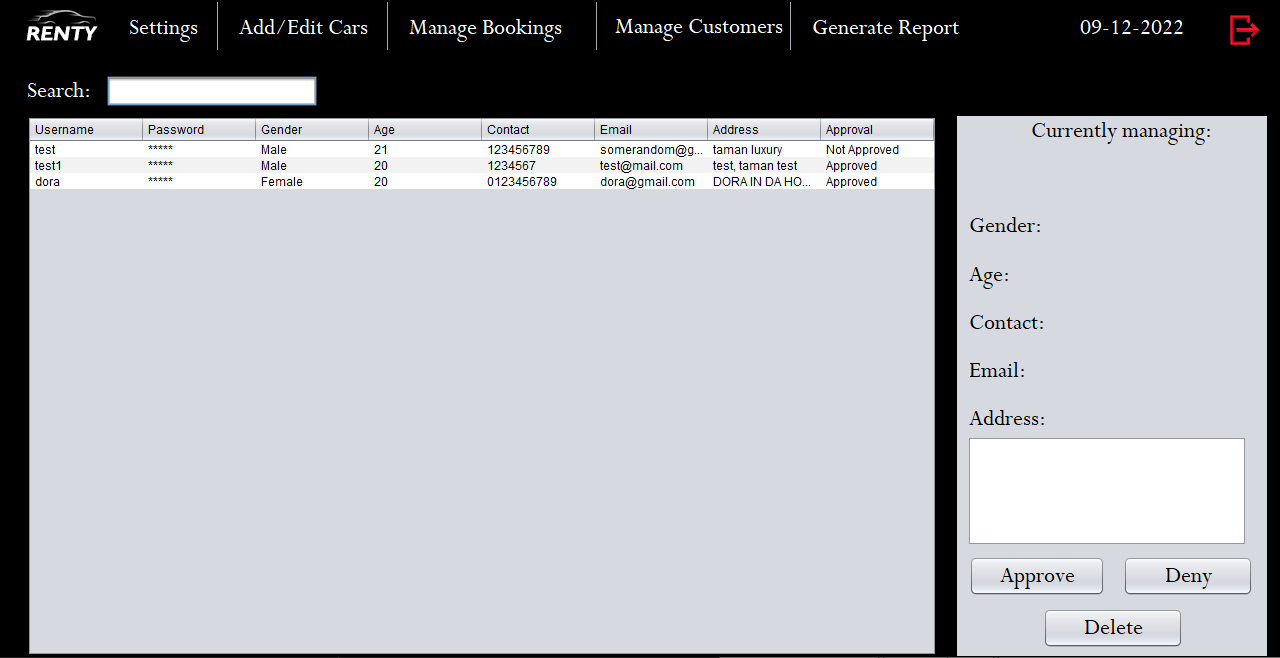 GitHub - wong-hj/java-car-rental-system: Car Rental System with GUI ...