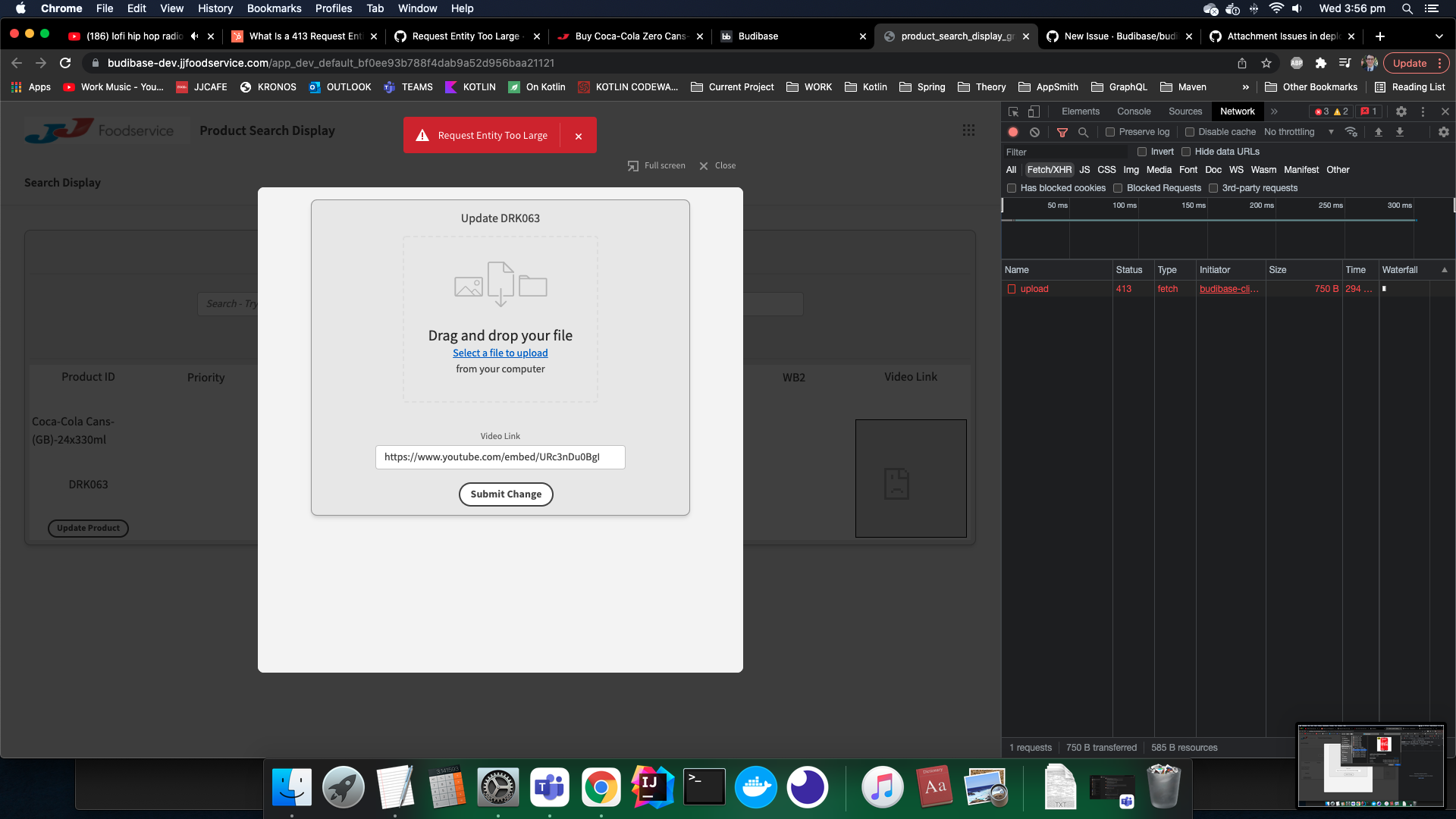Simple Bug - Uploader Error - Request Entity Too Large At 1.1Mb not ...