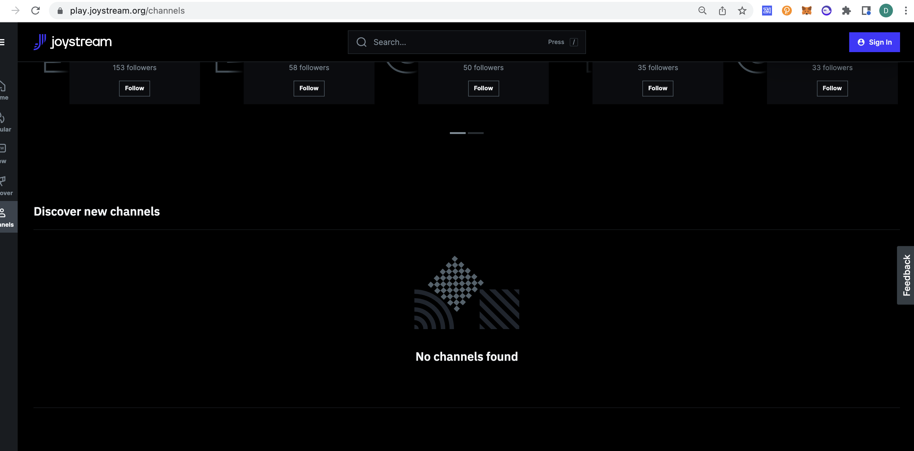 Channels Discovery is broken on Prod · Issue #2601 · Joystream/atlas ...