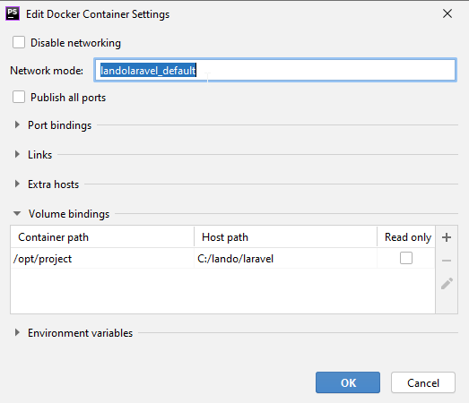 Phpstorm xdebug docker cli