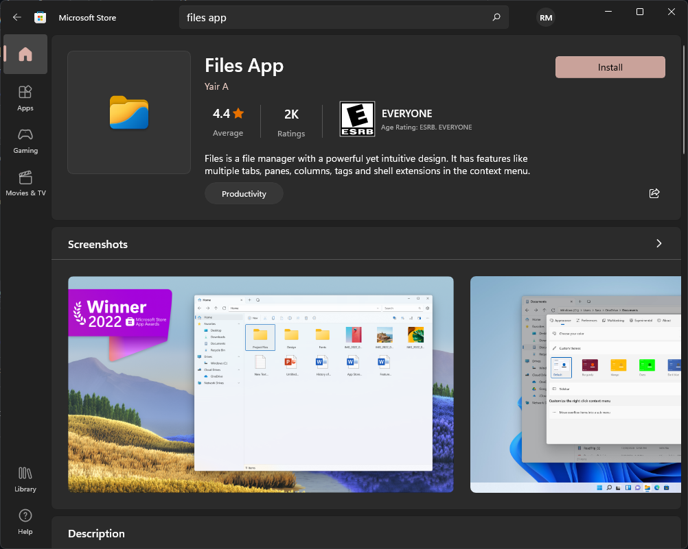 Installation Troubles · Issue #10074 · files-community/Files · GitHub