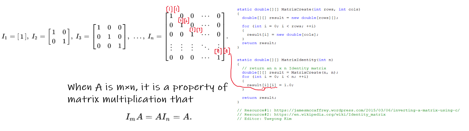 GitHub - TYongK/MA_MatrixOperations: These Codes are C# based Matrix ...