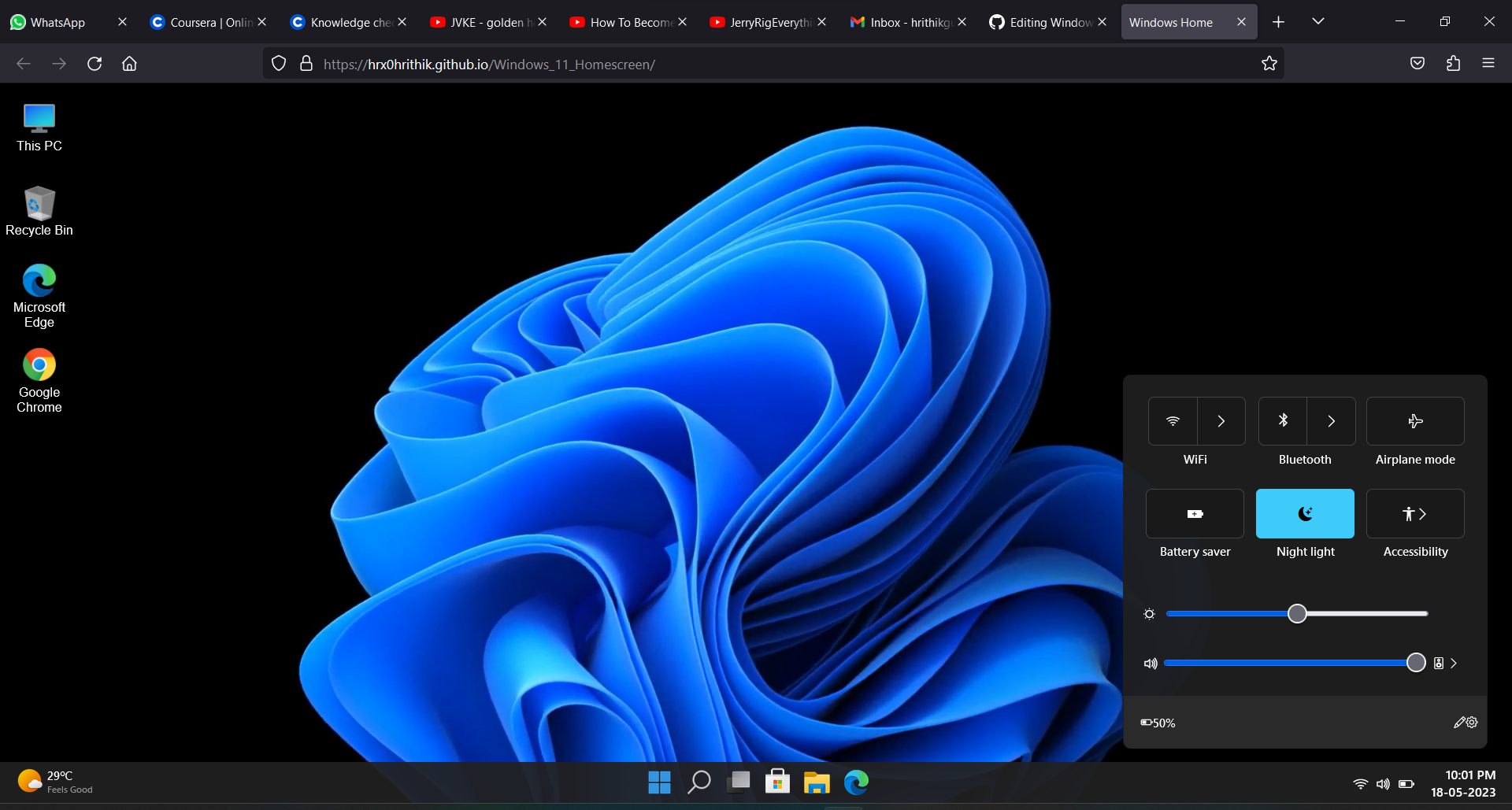 GitHub - hrx0hrithik/Windows_11_Homescreen: A full working Windows 11