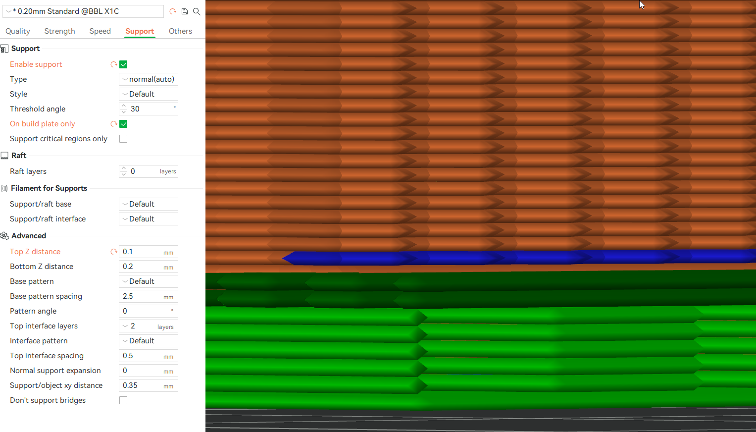Top Z distance and Bottom Z distance inaccurate with tree supports