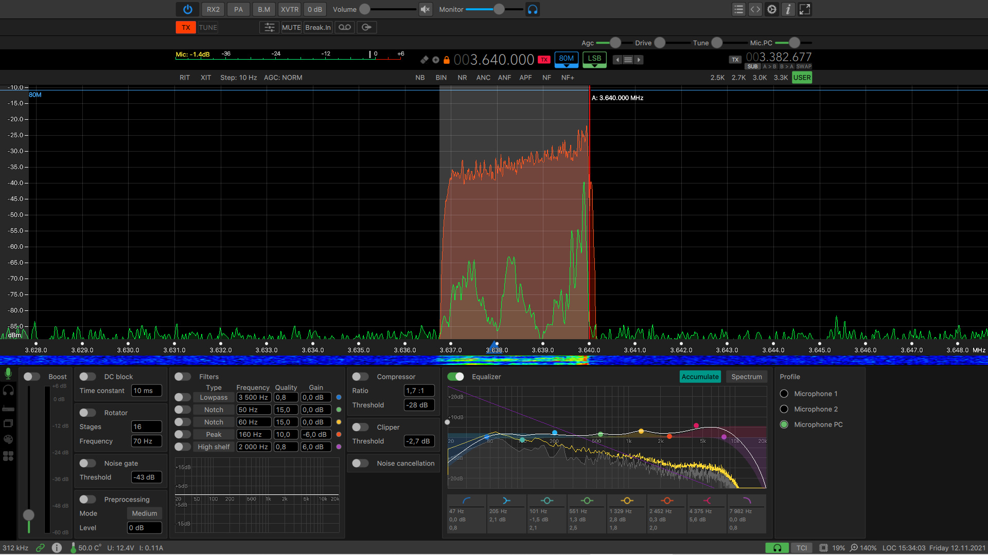 АУДИО АНАЛИЗАТОР НЕ верный шаг · Issue #39 · ExpertSDR3/ExpertSDR3-BUG ...
