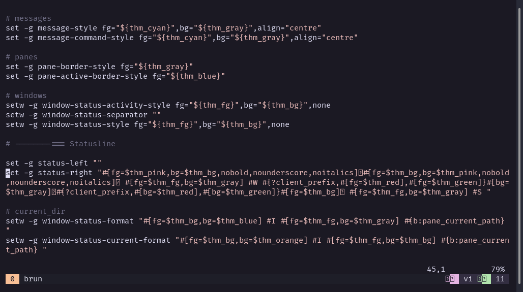 status bar fonts · Issue 3 · catppuccin/tmux · GitHub