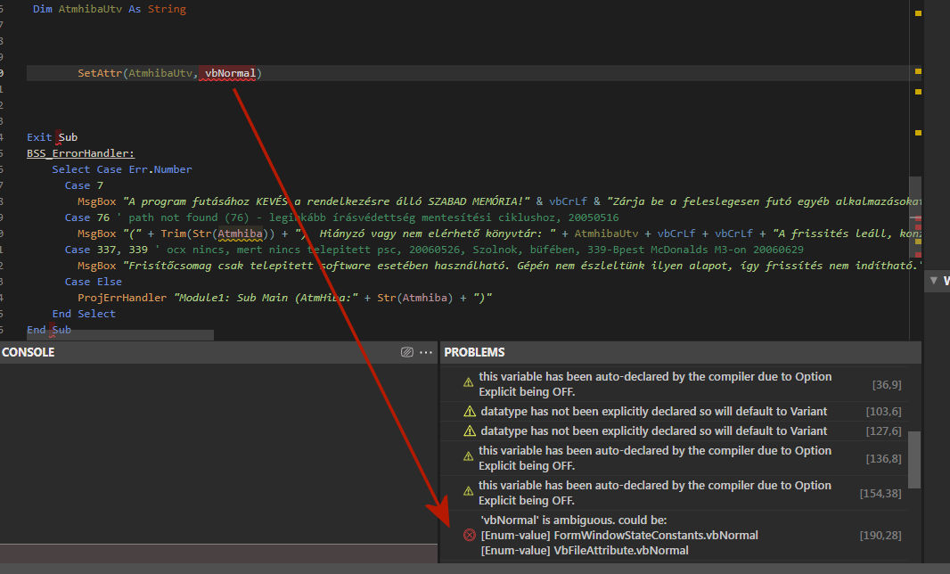 vbNormal error · Issue #879 · twinbasic/twinbasic · GitHub
