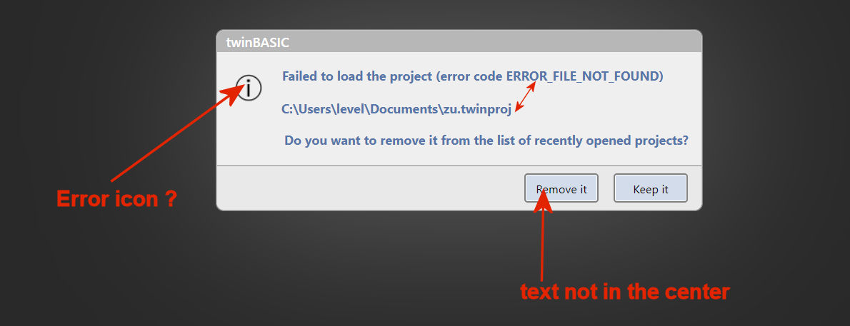 Error message details · Issue #1482 · twinbasic/twinbasic · GitHub