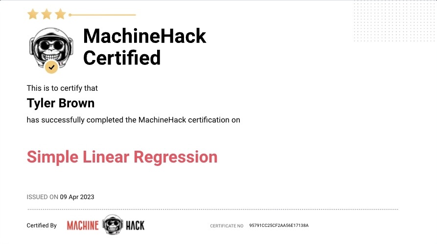 GitHub - tylerwalkerbrown/Certificates