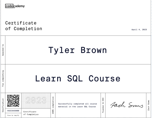 GitHub - tylerwalkerbrown/Certificates · GitHub