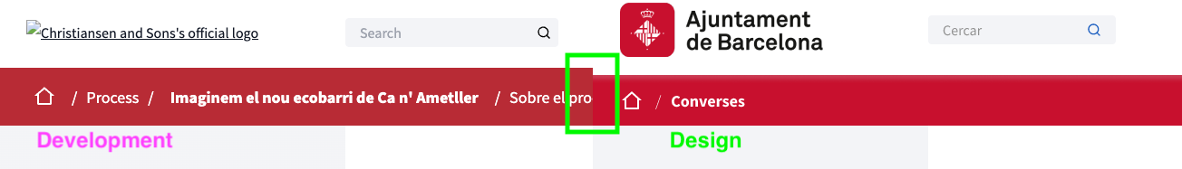 Header - diffs height