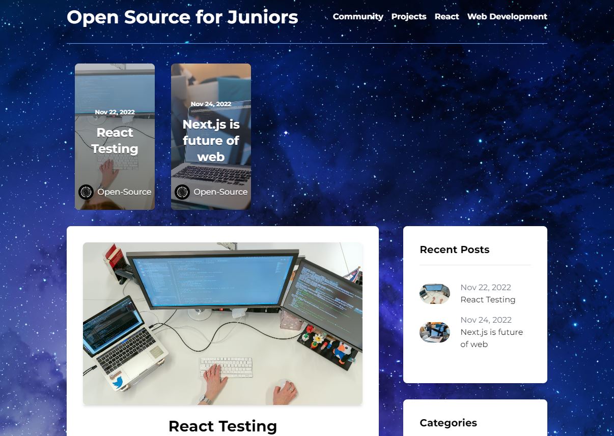 GitHub - Jvmendes021/Open-Source-For-Juniors: Postagens em destaque e ...