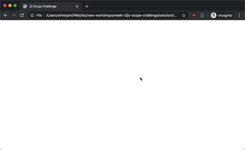 Colourful circles appearing as I click on a web page