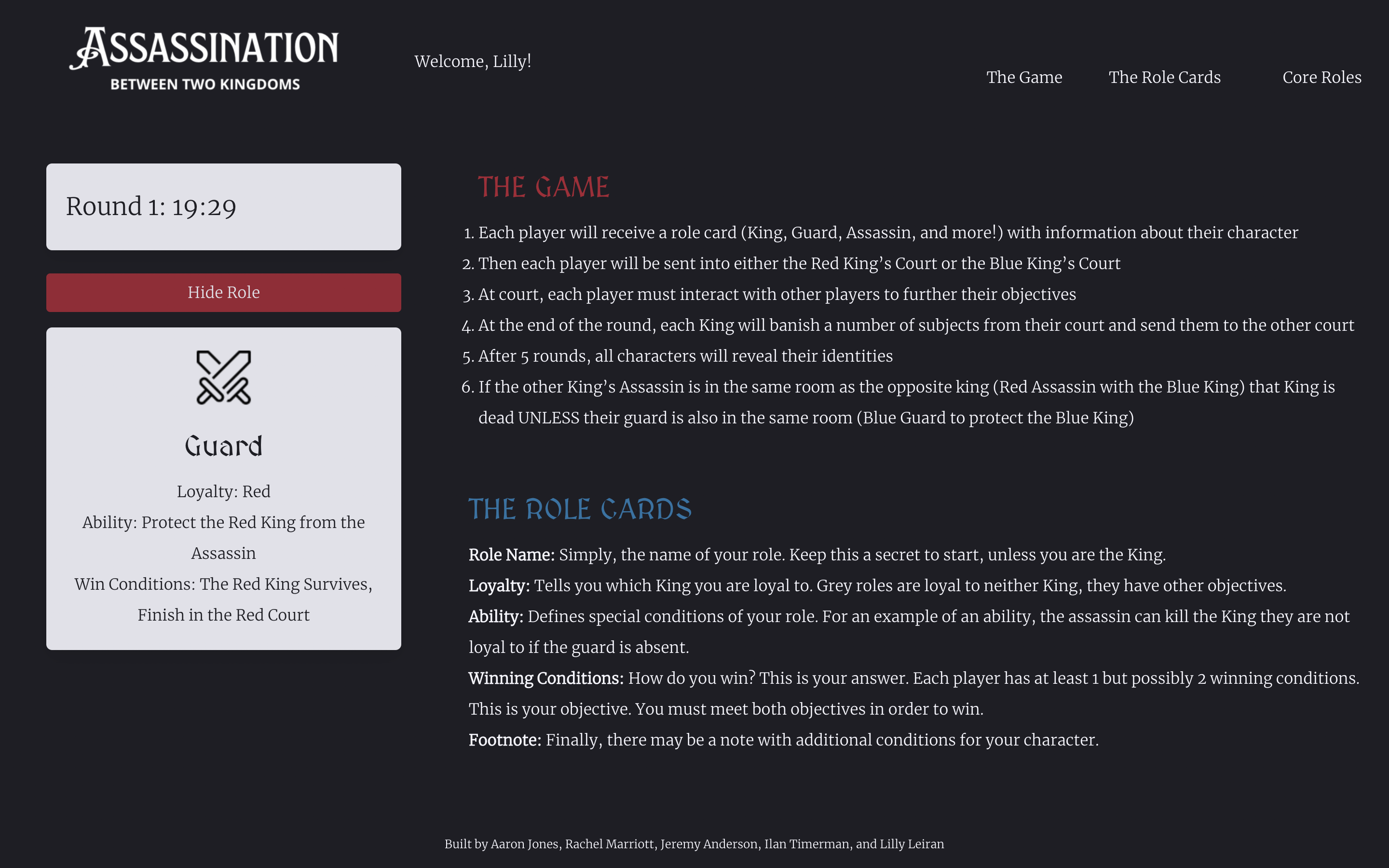 GitHub - jeremy0anderson/Assassination-v2