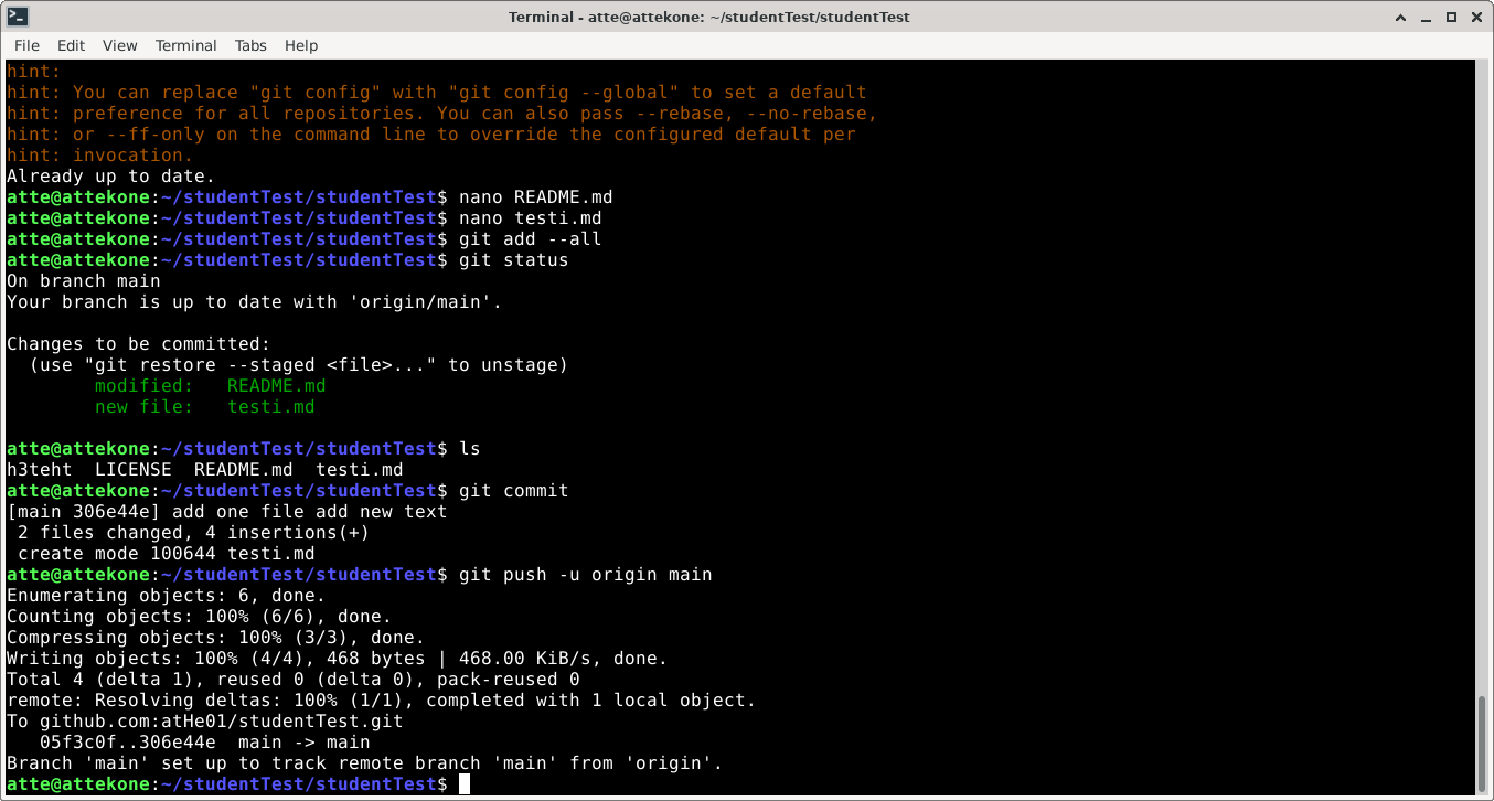 GitHub - atHe01/studentTest: This is only a test
