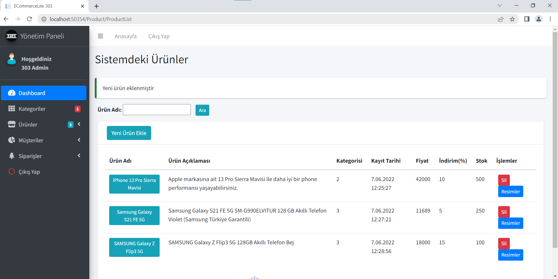 GitHub - betulaksan1992/ECommerceLite_SUNUM