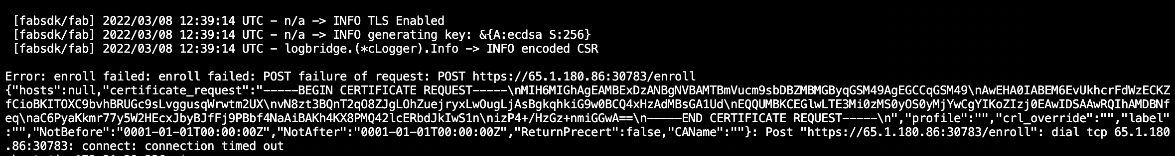 Timeout while registering user for the peers · Issue #57 · hyperledger ...