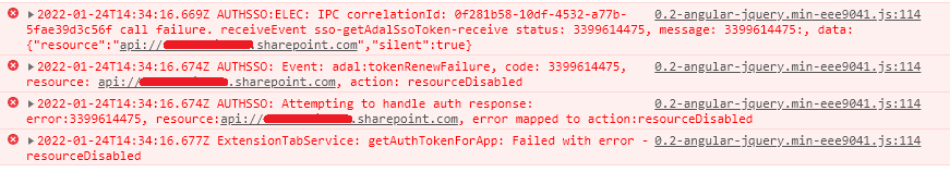 SPFx app inside Microsoft Teams authentication error (sso ...