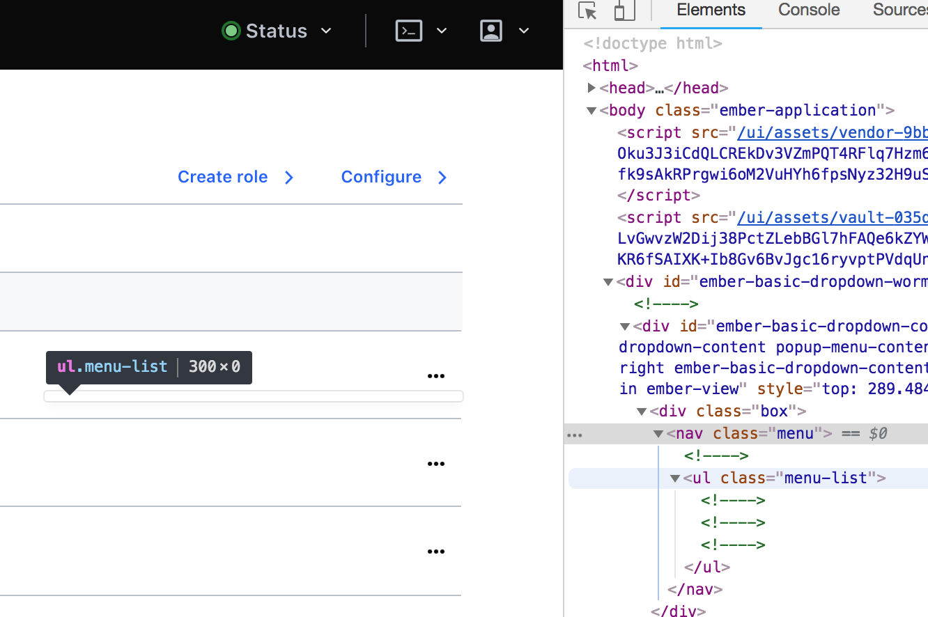 ui: Dropdown in web ui is shown empty · Issue #5817 · hashicorp/vault ...