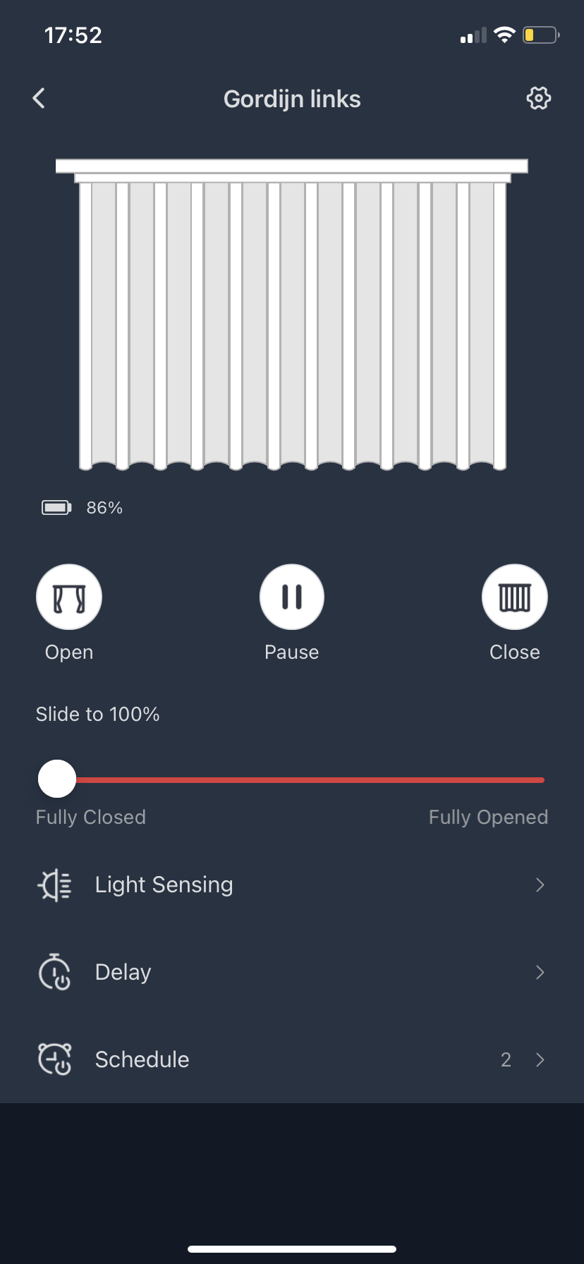 Bug Curtain closed in SwitchBot app, appears open in Homekit · Issue