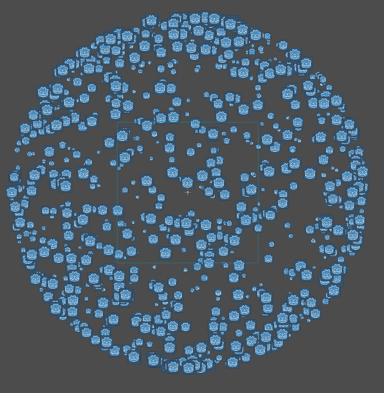 Sphere2d Colorless Shape Particle2D/3D emission shape