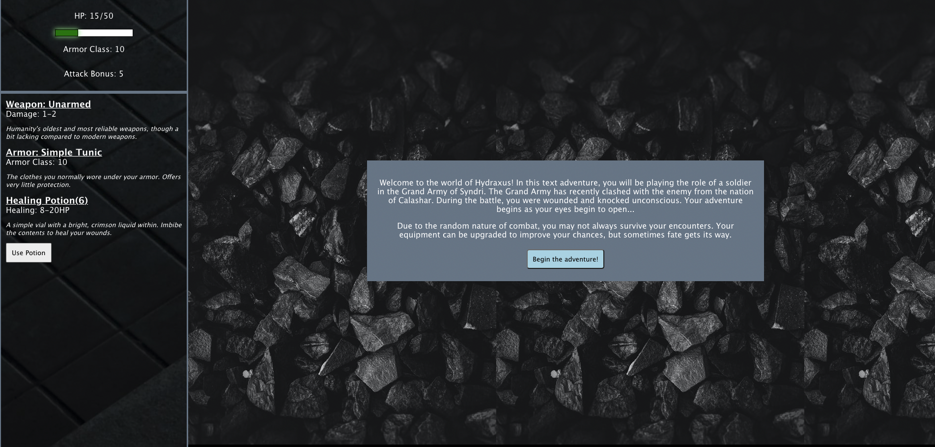 GitHub - kshieldsDTS/fifth-edition-text-adventure: A Text Adventure ...