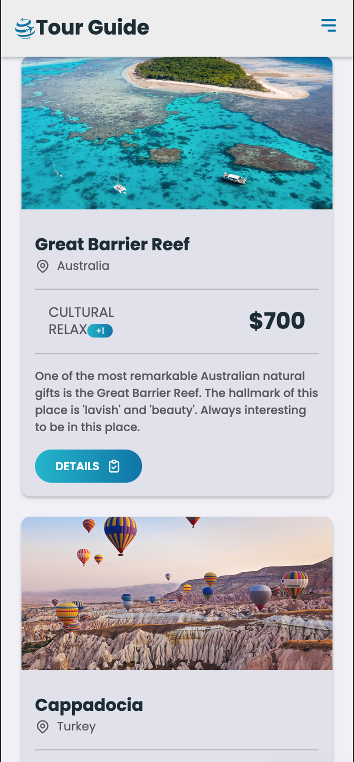 GitHub - emmanuelolusola/tour-guide: A Travel Guide landing page ...