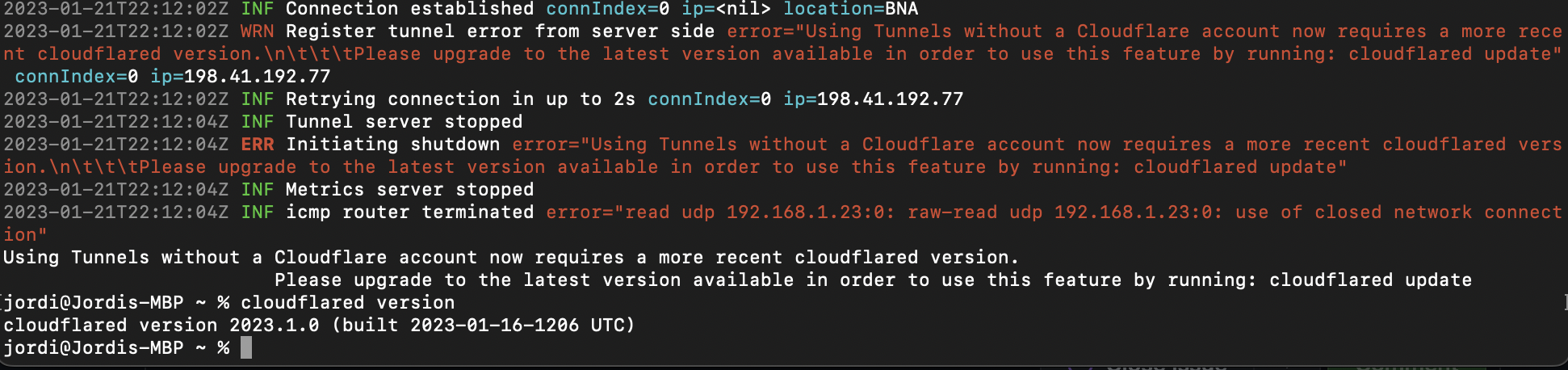 [*]🐛 Cloudflared Server Latest Version Bug · Issue #880 · cloudflare ...