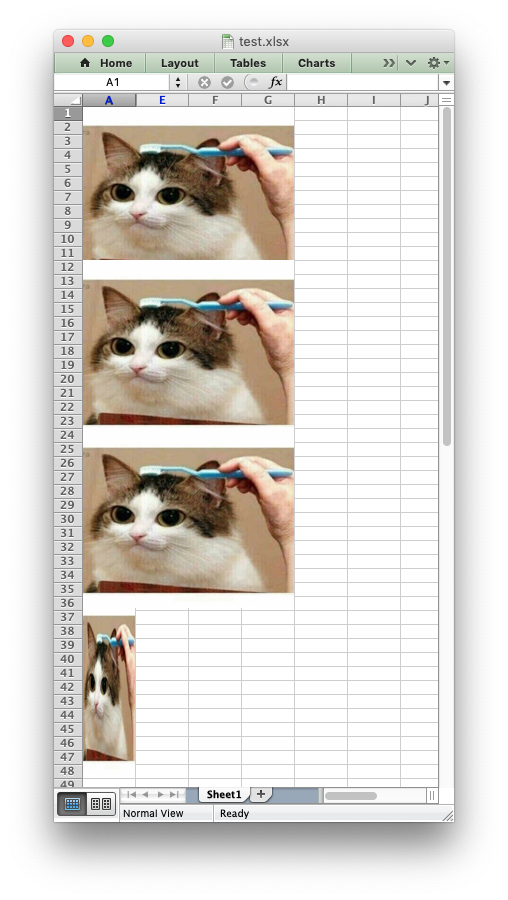Issue with Image Insertion on top of Hidden Columns · Issue 636