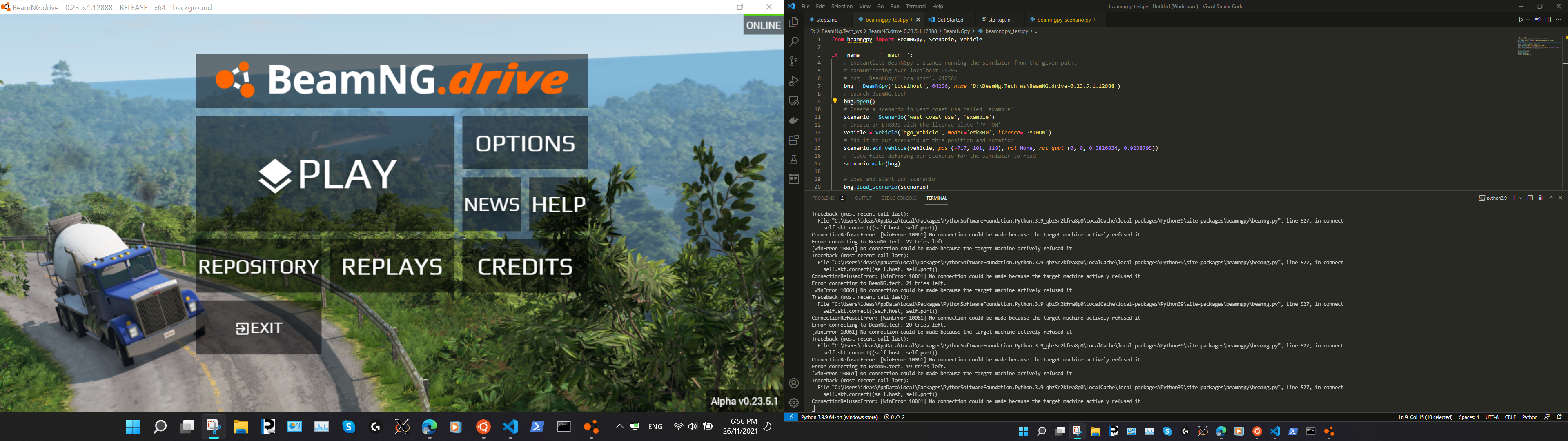 scenario.make isn't working · Issue #150 · BeamNG/BeamNGpy · GitHub