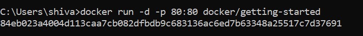 4 docker run